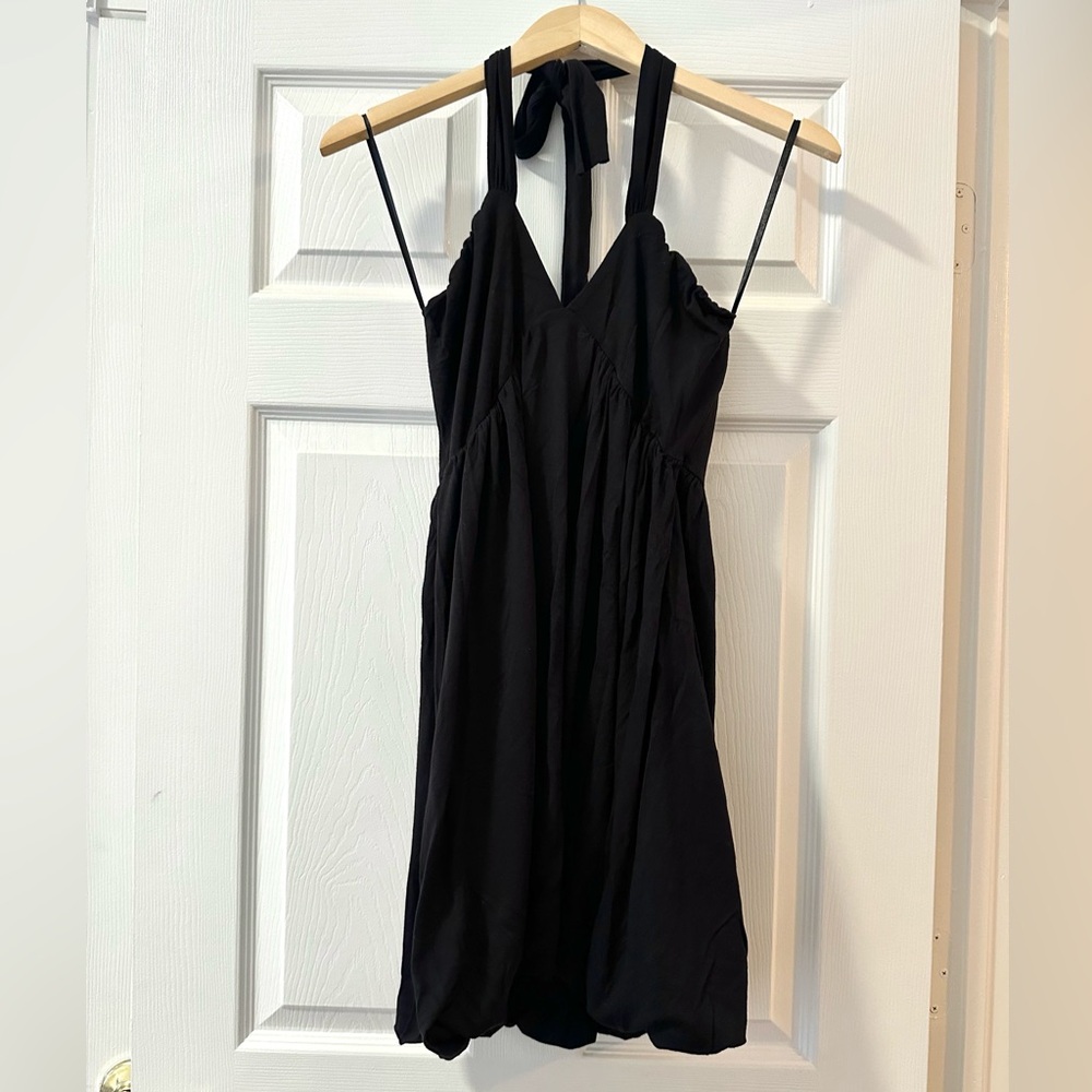 New! Sweetees Black Halter Dress